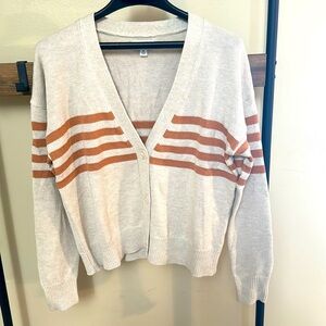 Evereve cardigan Sz M great fall colors NWOT